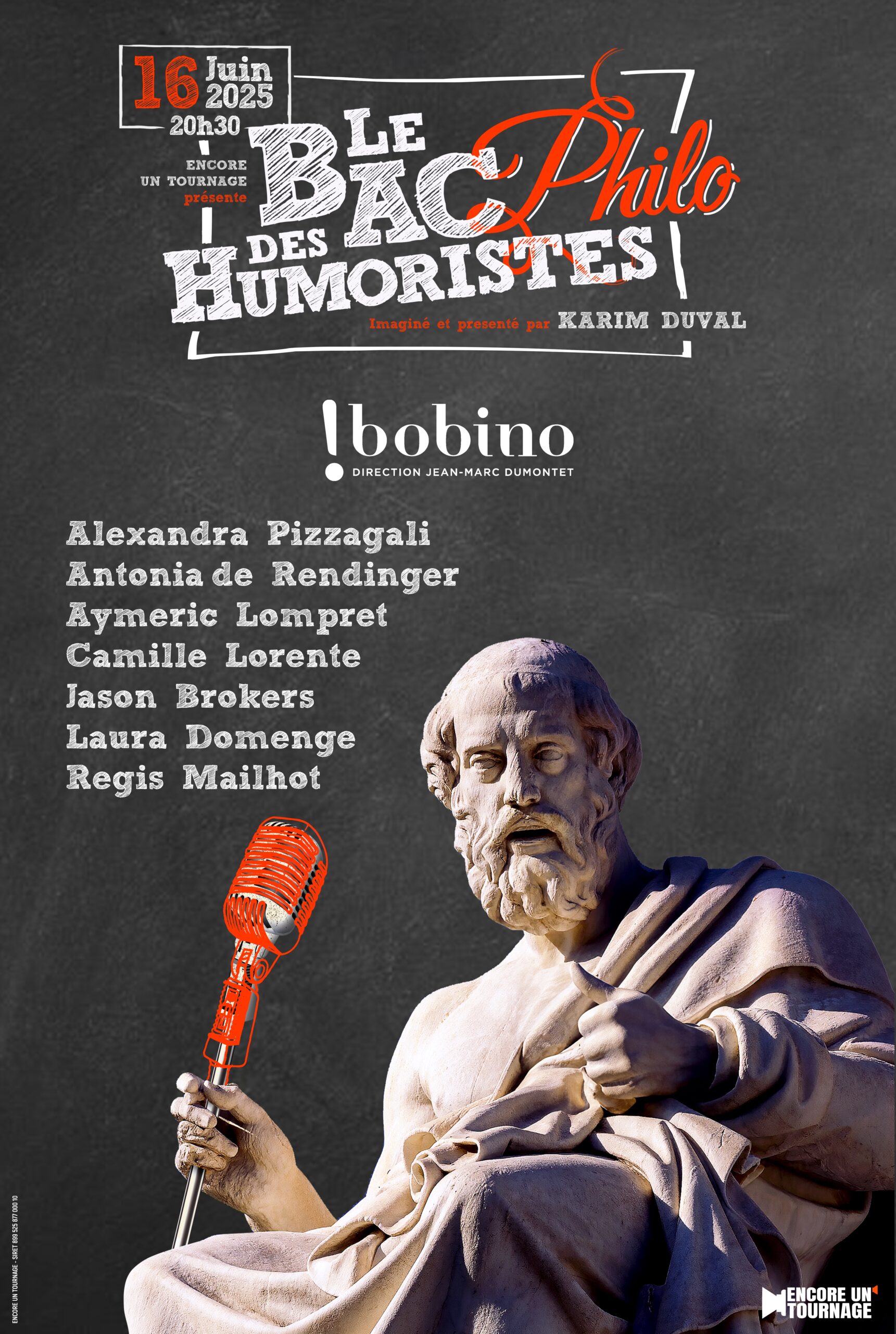Les humoristes passent le bac Philo 2025 à Bobino